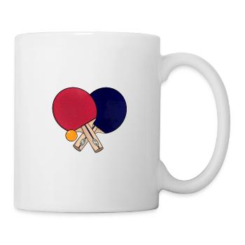 Ping-Pong / table tennis racket - Mug - white - Right