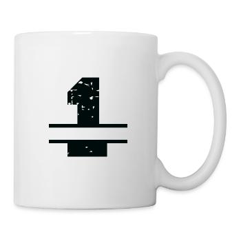 1 , First - Mug blanc - blanc - Droite