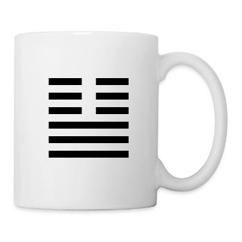 11 Tai - Paix (Hexagramme) - Mug blanc - blanc - Droite
