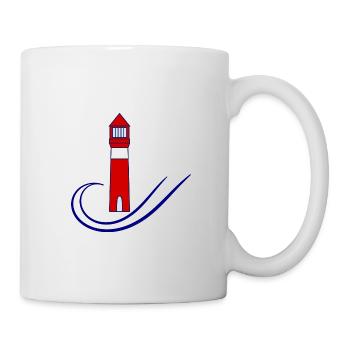 PHARE. MER. OCEAN. NATURE. VACANCES.VOYAGE - Mug blanc - blanc - Droite