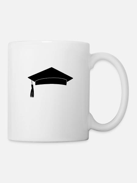 Doctorat doctorat d’étudiant cadeau - Mug blanc - blanc