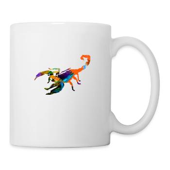 scorpion,colorful,painting,graffiti,illustration - Mug - white - Right