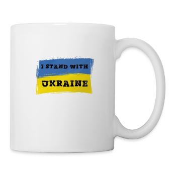 I Stand With Ukraine - Ukraine - Mug - white - Right