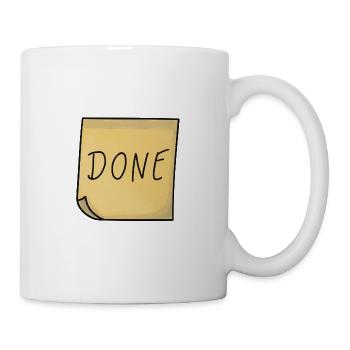 Done - Kanban Board - Tasse - Weiß - Rechts