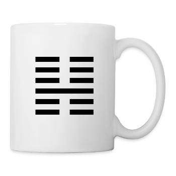 15 Kien - Humilité (Hexagramme) - Mug blanc - blanc - Droite
