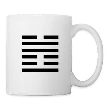17 Sui - La Succession (Hexagramme) - Mug blanc - blanc - Droite