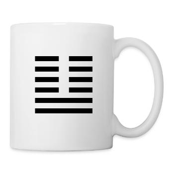 19 Lin - L’approche (Hexagramme) - Mug blanc - blanc - Droite