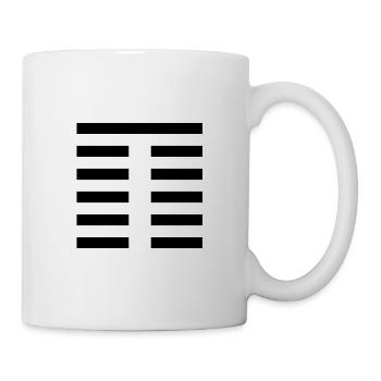 23 Bo - La Fragmentation (Hexagramme) - Mug blanc - blanc - Droite