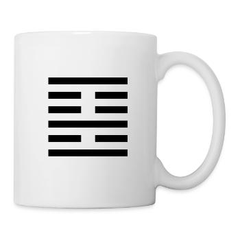 22 Bi - Die Anmut (Hexagramm) - Tasse - Weiß - Rechts