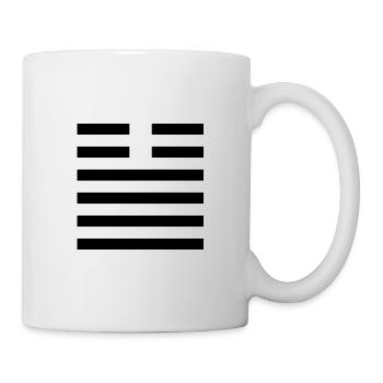 34 Da Dschuang - Des grossen Macht (Hexagramm) - Tasse - Weiß - Rechts