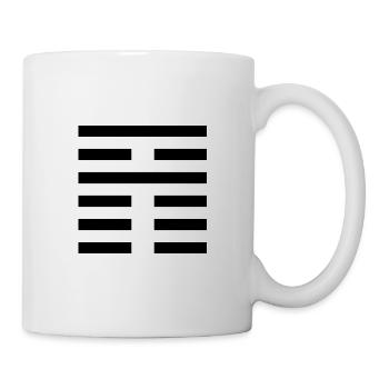 35 Dsin - Der Fortschritt (Hexagramm) - Tasse - Weiß - Rechts