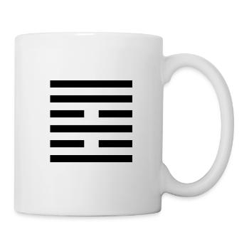37 Gia Jen - Die Sippe (Hexagramm) - Tasse - Weiß - Rechts