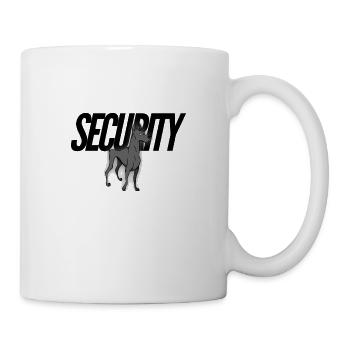 Chien de sécurité - Mug blanc - blanc - Droite