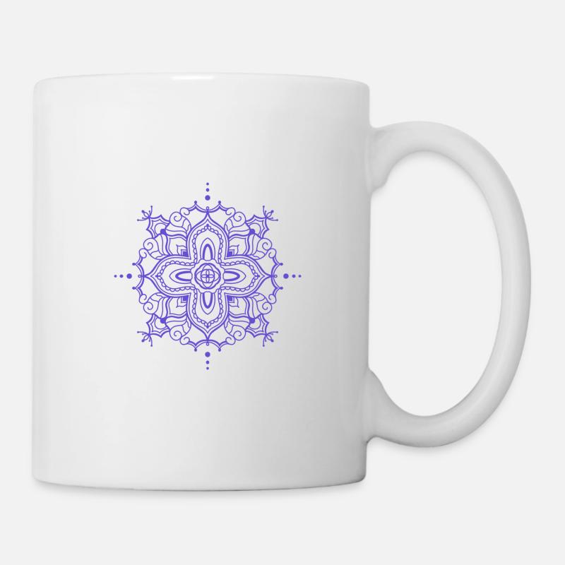 Style Mandala - Mug blanc - blanc