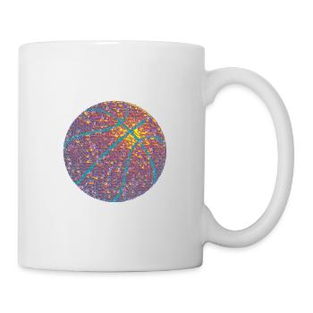 Cute Polka Dot Basketball Player - Mug - white - Right