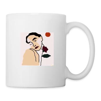 Man and Rose - Tasse - Weiß - Rechts