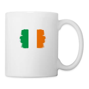 Ireland Flag Vintage Irish Flag Dublin - Mug - white - Right