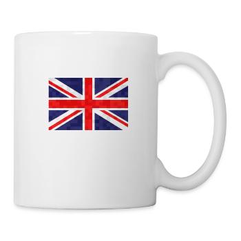 Großbritannien Flagge Union Jack Fahne London UK - Tasse - Weiß - Rechts
