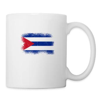 Drapeau de Cuba Caraïbes Vacances Cuba Voyage La Havane - Mug blanc - blanc - Droite