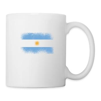 Drapeau de l’Argentine Amérique du Sud Drapeau argentin - Mug blanc - blanc - Droite