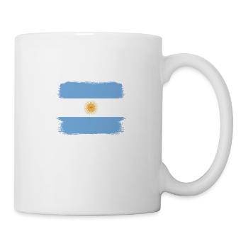 Drapeau de l’Argentine Amérique du Sud Drapeau argentin - Mug blanc - blanc - Droite