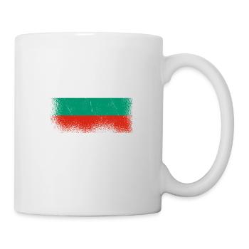 Bulgarien Flagge Bulgarische Fahne Goldstrand - Tasse - Weiß - Rechts