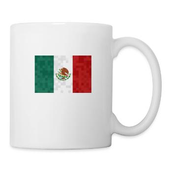 Mexiko Flagge Mexikanische Fahne Mexico Südamerika - Tasse - Weiß - Rechts