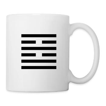 38 Kui - the Opposite (Hexagram) - Mug - white - Right