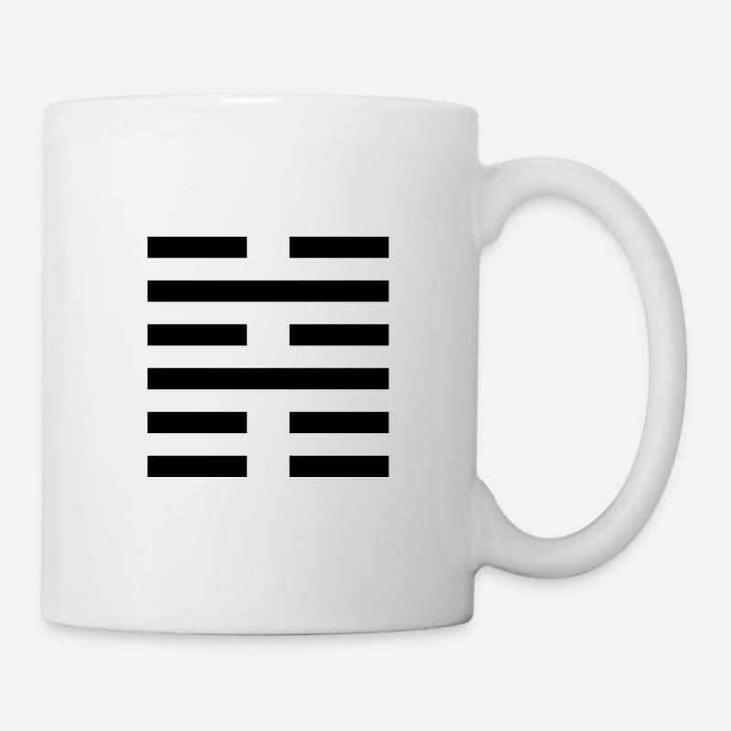 39 Jiǎn - La barrière (hexagramme) - Mug blanc - blanc