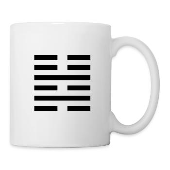 40 HIE/xìe die Befreiung (Hexagramm) - Tasse - Weiß - Rechts
