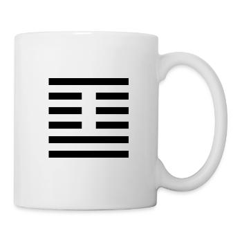 41 Sun - die Minderung (Hexagramm) - Tasse - Weiß - Rechts