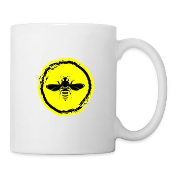 Die Biene - Tasse - Weiß - Rechts
