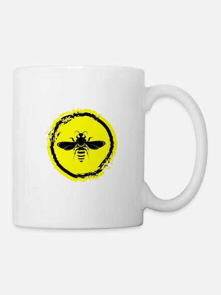 Die Biene - Tasse - Weiß