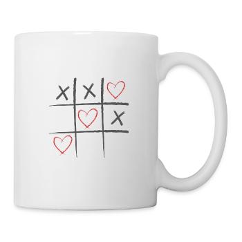 Tic-Tac-Toe - Tasse - Weiß - Rechts