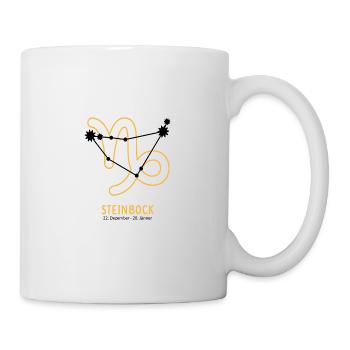Sternzeichen Illustration Steinbock - Tasse - Weiß - Rechts
