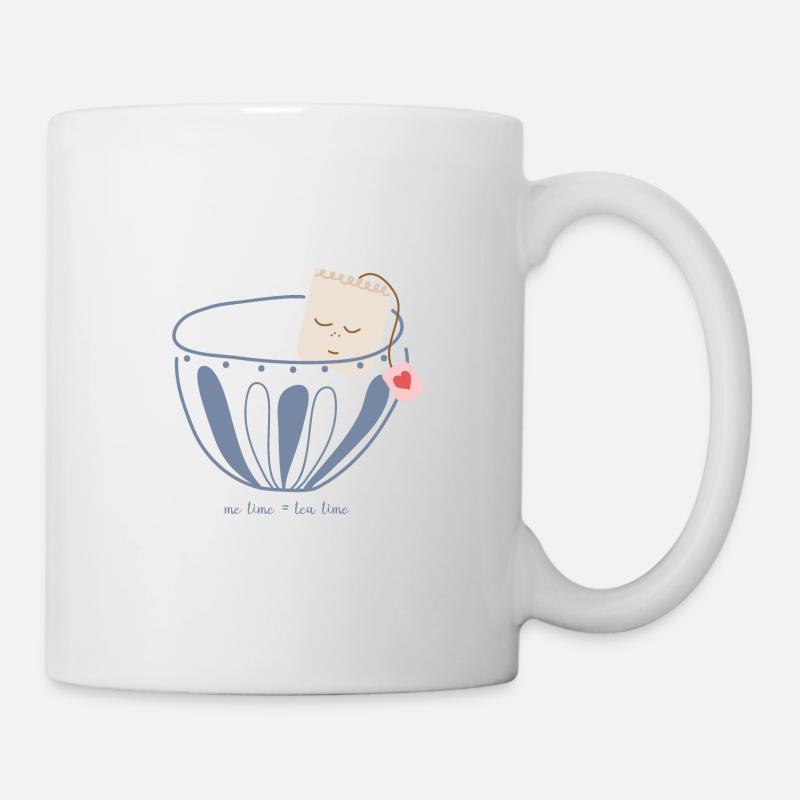 Teatime - Tasse - Weiß