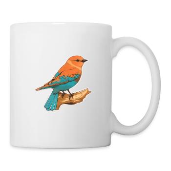 Fantasy bird - Mug - white - Right