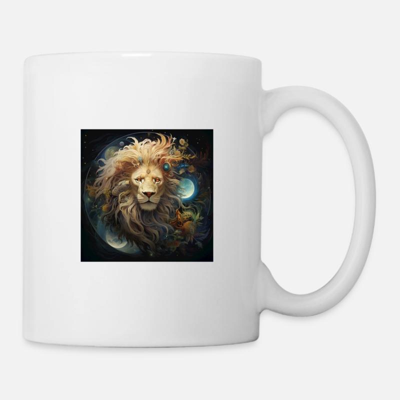 Medium lion - Mug blanc - blanc