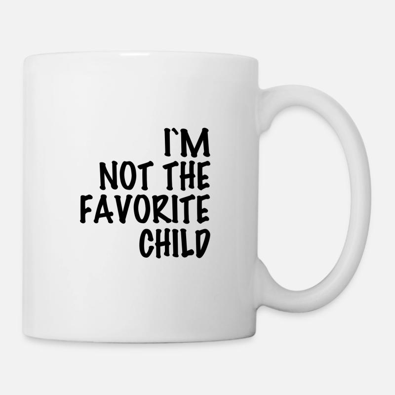 Je ne suis pas l’enfant préféré - Mug blanc - blanc