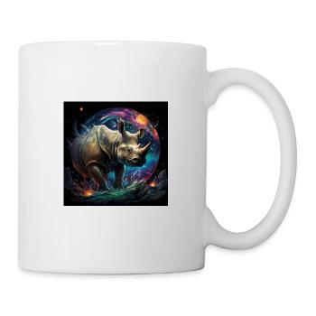 Cosmic Rhino - Mug blanc - blanc - Droite