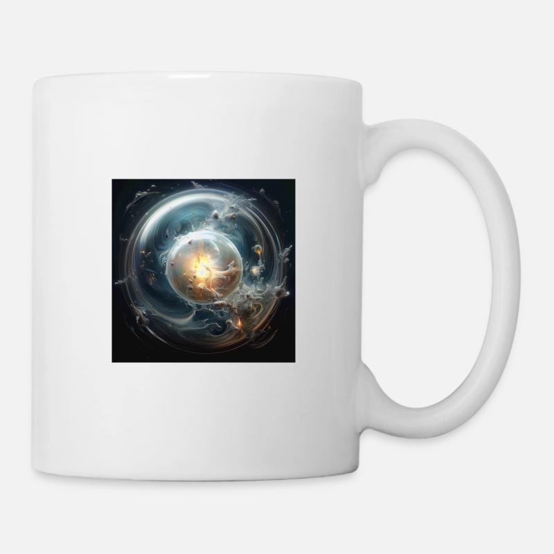Flüssige Materie - Tasse - Weiß