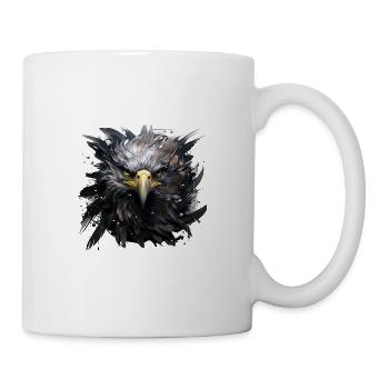 Der Steinadler - Tasse - Weiß - Rechts