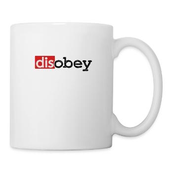 Disobeying Disobedience Disobey Stand Up Elite - Mug - white - Right