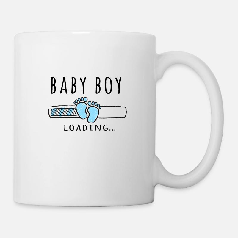 Grossesse bébé garçon Annoncer La Grossesse Garçon - Mug blanc - blanc