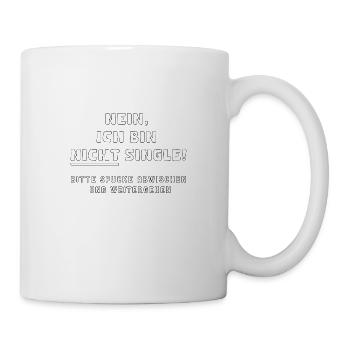 Single - Tasse - Weiß - Rechts