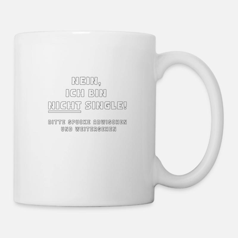 Single - Tasse - Weiß