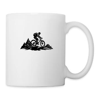 Conception de vélos de montagne - Mug blanc - blanc - Droite