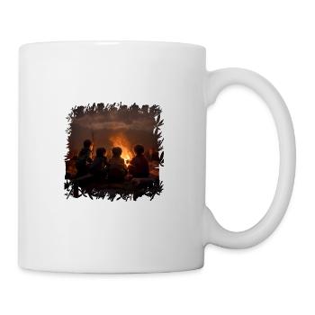 A campfire is a magical moment - Mug - white - Right