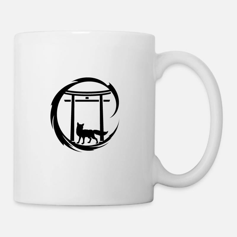 FoxSchreinJapan - Tasse - Weiß