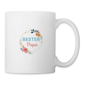 Bester Papa! - Tasse - Weiß - Rechts